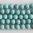 Round Bead Stabilized Blue Turquoise 12mm 16"