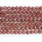 Faceted Round Bead Red Agate 6mm 16"