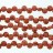 Faceted Coin Red Jasper 6mm 8"