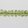 Faceted Roundel Peridot 2x4mm 16"