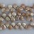 Freshwater Pearl Dancing Coin Gold 12-13mm 16"