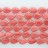 Flat Teardrop Dyed Jade Coral 13x18mm 16"