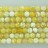 Faceted Round Bead Muliti Yellow Fire Agate 10mm 16"