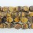 Faceted Nugget Tiger Eye 15x20mm 16"