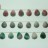 Faceted Teardrop Top Drilled Candy Jade 15x20mm 8"