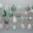 Faceted Teardrop Candy Jade 5x7mm 8"