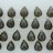 Faceted Teardrop Top Drilled Coffee Quartz 15x20mm 8"