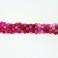 Faceted Round Bead Fire Agate Fuchsia 8mm 16"
