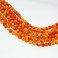 Faceted Round Bead Red Agate 8mm 16"