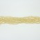 Faceted Round Bead Cubic Zirconia Champagne 6mm 8"