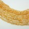 Faceted Nugget Citrine 7x14mm 16''