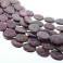 Flat Oval Dyed Crazy Lace Agate Purple 25x35mm 16"