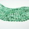 Flat Oval Stabilized GreenTurquoise 13x18mm 16"