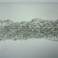 Faceted Twist Rice Crystal Quartz 10x15mm 16"