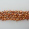 Freshwater Pearl Baroque Golden Copper 18x25mm 16"