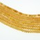 Faceted Roundel Yellow Jade 6x10mm 16"