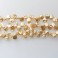 Freshwater Pearl Keshi Top Drilled Champagne 9-10mm 16''