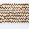 Freshwater Pearl Dancing Rice Golden Brown 4-4.5mm 16''