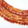 Faceted Nugget Red Agate 10x20mm 16"