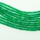 Faceted Roundel Dyed Jade Emerald 2.5x4mm 16