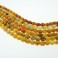 Drum Yellow Agate 12x16mm 16"