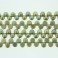 Freshwater Pearl Dancing Button Green 6.5-7mm 16"