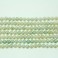 Freshwater Pearl Faceted Button Light Green 4x6mm 16"