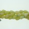 Faceted Teardrop Dyed Jade Neon Yellow 9x12mm 16"