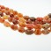 Faceted Nugget Red Agate 23x35mm 16"