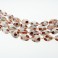 Faceted Nugget Matte Red Agate 20x30mm 16"