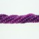 Faceted Roundel Dyed Jade Purple 4x6mm 16"
