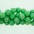 Faceted Round Bead Dyed Jade Apple Green 14mm 16"