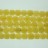 Faceted Flat Square Dyed Jade Light Yellow 14mm 16"