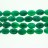 Faceted Flat Oval Malaysia Jade 13x18mm 16"