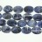 Faceted Flat Oval Sodalite 18x25mm 16"