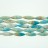 Rice Stabilized Turquoise 12x36mm 16"