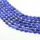 Faceted Teardrop Center Drilled Dyed Blue Agate 10x14mm 16"
