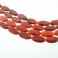 Flat Oval Red Agate 22x42mm 16"